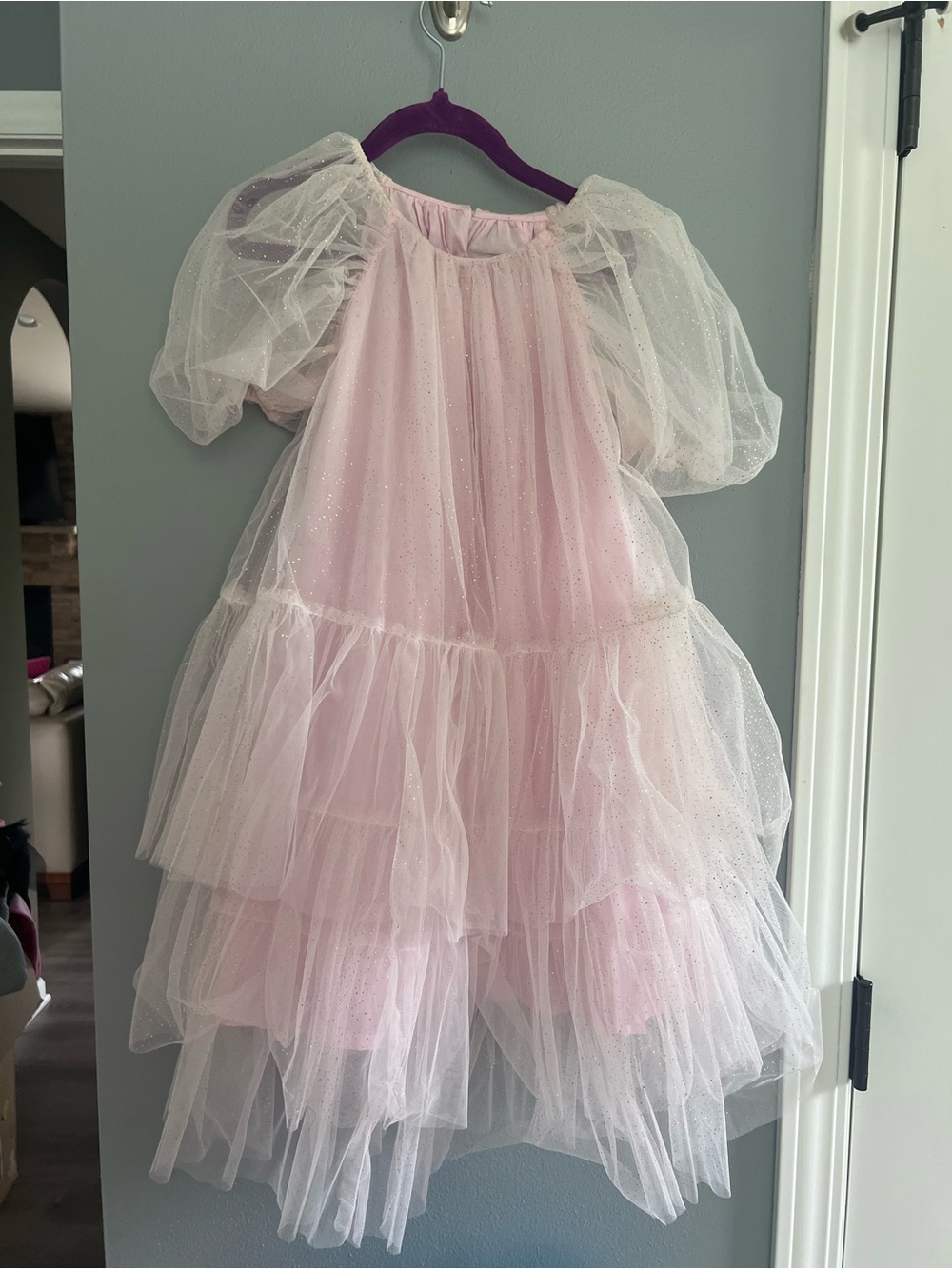 Love by Nellystella Pink Layered Tulle Party Dress